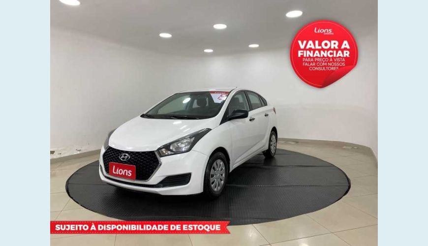 HYUNDAI HB 20S UNIQUE 1.0 FLEX MANUAL 4P - BRANCO - 2019 Foto 1 (Grande)