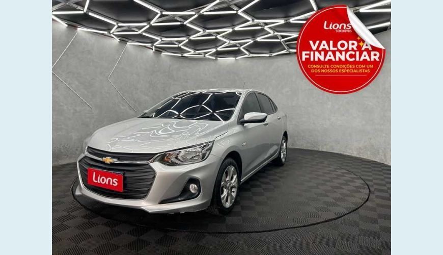 CHEVROLET ONIX PLUS LTZ 1.0 TURBO FLEX AUT. 4P - PRATA - 2023 Foto 1 (Grande)