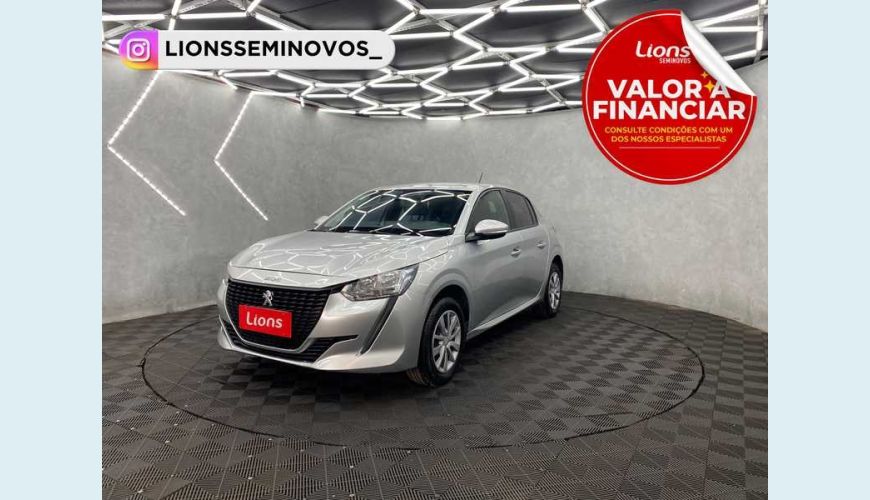 PEUGEOT 208 LIKE 1.6 FLEX MANUAL 4P - PRATA - 2021 Foto 1 (Grande)