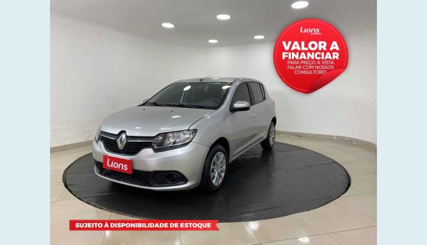 RENAULT SANDERO EXPRESSION 1.6 8V FLEX MANUAL 4P - PRATA - 2016 Foto 1 (Grande)