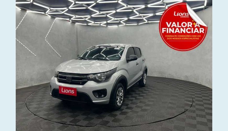 FIAT MOBI LIKE 1.0 FLEX MANUAL 4P - PRATA - 2022 Foto 1 (Grande)