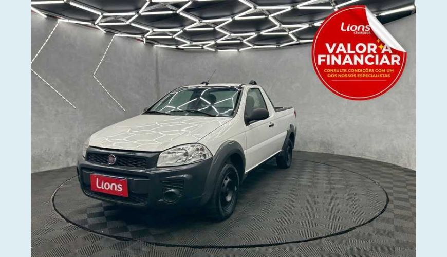 FIAT STRADA HARD WORKING 1.4 FLEX MANUAL 2P - BRANCO - 2019 Foto 1 (Grande)