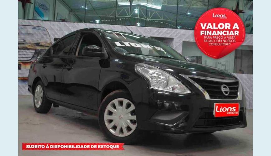 NISSAN VERSA 1.0 12V FLEX MANUAL 4P - PRETO - 2017 Foto 1 (Grande)
