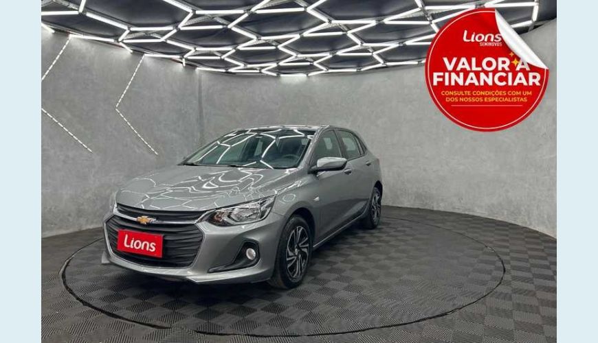 CHEVROLET ONIX LT 1.0 TURBO FLEX MANUAL 4P - PRATA - 2024 Foto 1 (Grande)