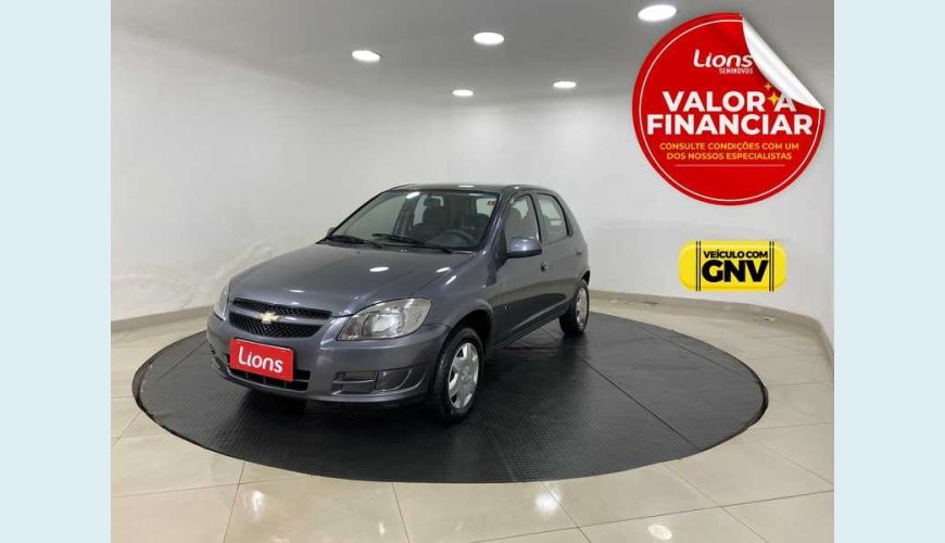 CHEVROLET CELTA LT 1.0 FLEX MANUAL 4P - CINZA - 2012 Foto 1 (Grande)