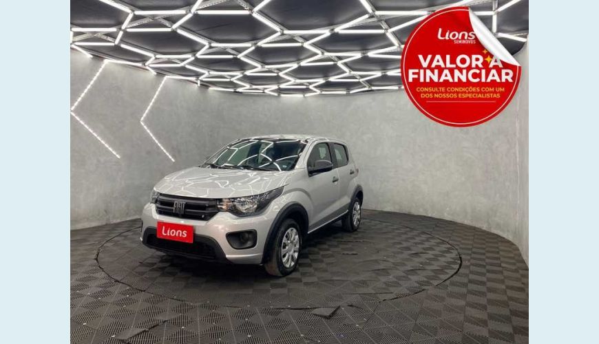 FIAT MOBI LIKE 1.0 FLEX MANUAL 4P - PRATA - 2022 Foto 1 (Grande)