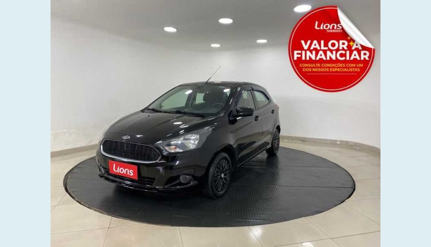 FORD KA SE PLUS 1.0 FLEX MANUAL 4P - PRETO - 2015 Foto 1 (Grande)