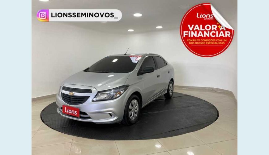 CHEVROLET PRISMA JOY 1.0 FLEX MANUAL 4P - PRATA - 2019 Foto 1 (Grande)