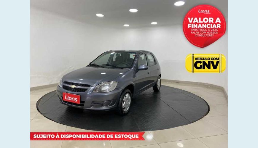 CHEVROLET CELTA LT 1.0 FLEX MANUAL 4P - CINZA - 2012 Foto 1 (Grande)