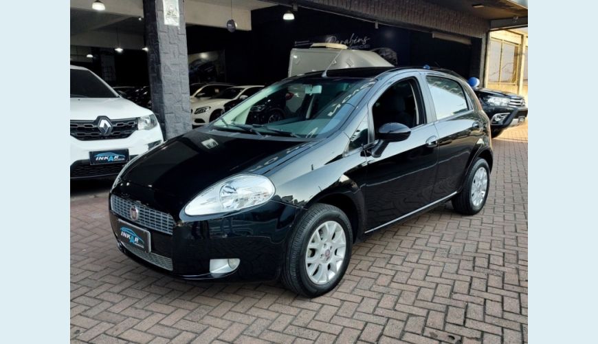 FIAT PUNTO FLEX MANUAL 4P - PRETO - 2008 Foto 1 (Grande)