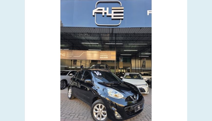 NISSAN MARCH FLEX MANUAL 4P - PRETO - 2016 Foto 1 (Grande)