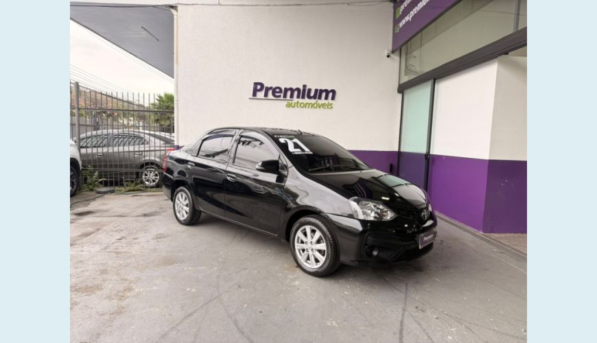 TOYOTA TOYOTA ETIOS FLEX MANUAL 4P - PRETO - 2021 Foto 1 (Grande)