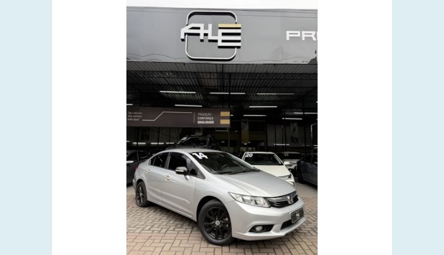 HONDA HONDA CIVIC FLEX AUT. 4P - PRATA - 2014 Foto 1 (Grande)
