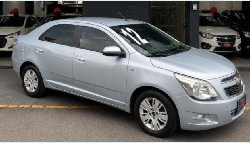 CHEVROLET CHEVROLET COBALT LT 1.4 FLEX MANUAL 4P - PRATA - 2012 Foto 1 (Grande)