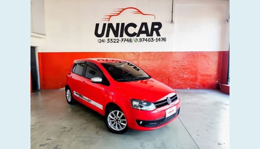 VOLKSWAGEN FOX FLEX MANUAL 4P - VERMELHO - 2014 Foto 1 (Grande)