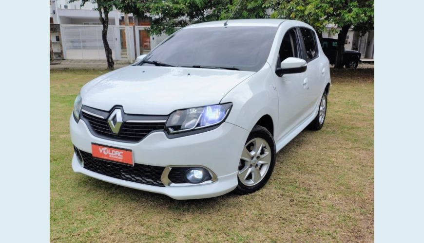 RENAULT RENAULT SANDERO FLEX MANUAL 4P - BRANCO - 2015 Foto 1 (Grande)