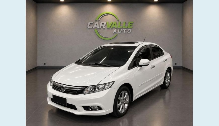 HONDA HONDA CIVIC SEDAN EXS 1.8 FLEX 16V AUT. 4P - BRANCO - 2012 Foto 1 (Grande)