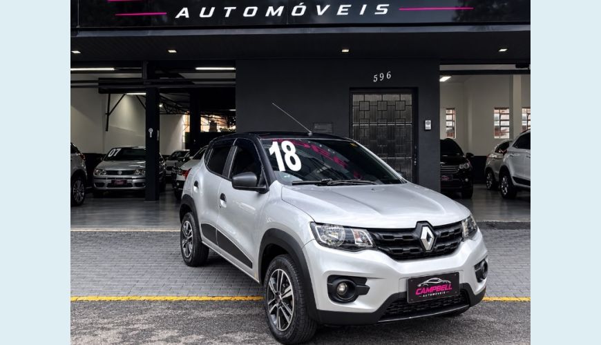RENAULT KWID ZEN 1.0 FLEX 12V 5P MEC. - PRATA - 2018 Foto 1 (Grande)