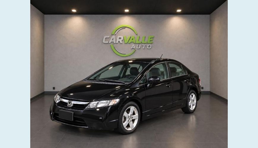 HONDA CIVIC 1.8 LXS 16V FLEX 4P MANUAL - PRETO - 2007 Foto 1 (Grande)