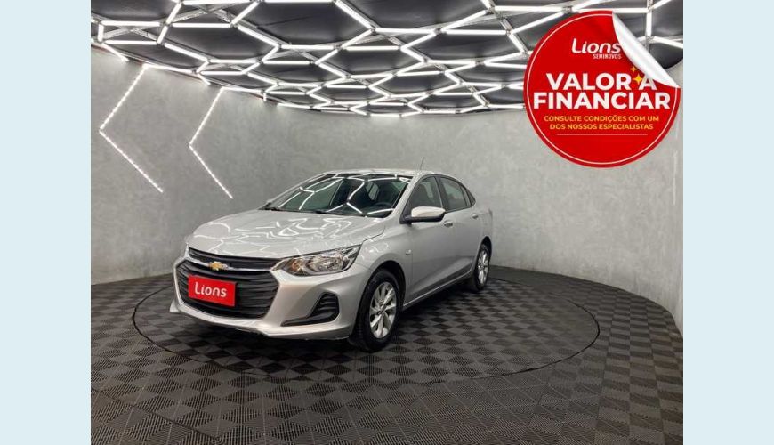 CHEVROLET ONIX PLUS 1.0 LT (FLEX) - PRATA - 2021 Foto 1 (Grande)
