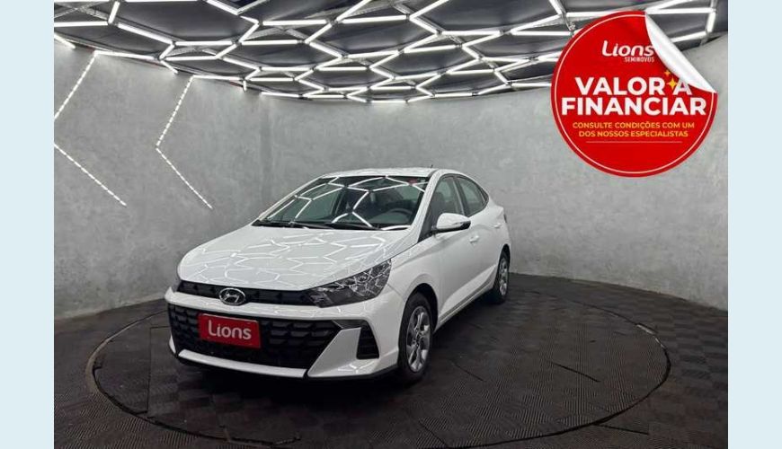 HYUNDAI HB 20S COMFORT PLUS 1.0 - BRANCO - 2025 Foto 1 (Grande)