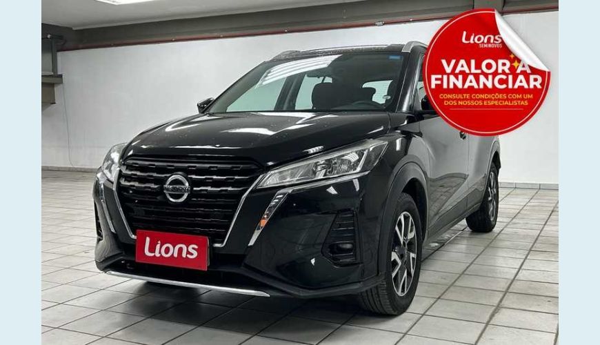 NISSAN KICKS SENSE CVT 1.6 (FLEX) - PRETO - 2024 Foto 1 (Grande)