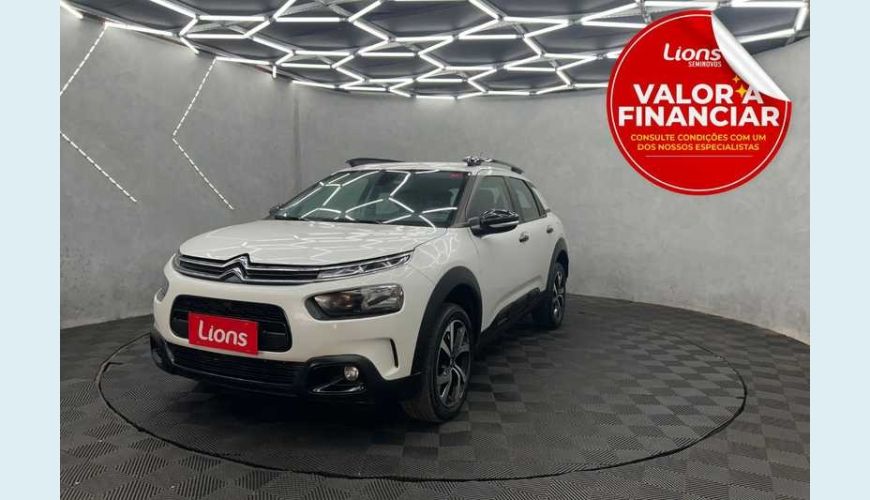 CITROËN C4 CACTUS 1.6 FEEL PACK (AUT) (FLEX) - BRANCO - 2022 Foto 1 (Grande)
