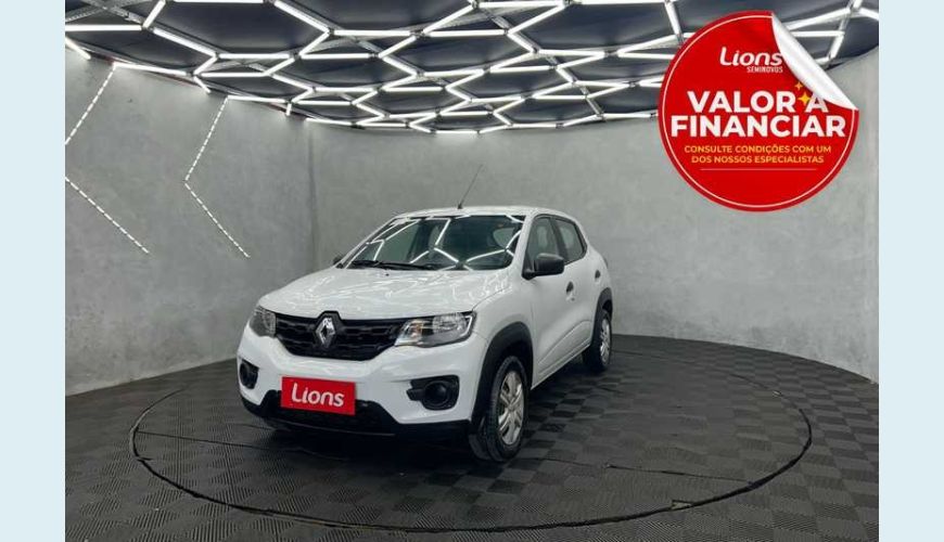 RENAULT KWID ZEN 1.0 12V SCE (FLEX) - BRANCO - 2021 Foto 1 (Grande)