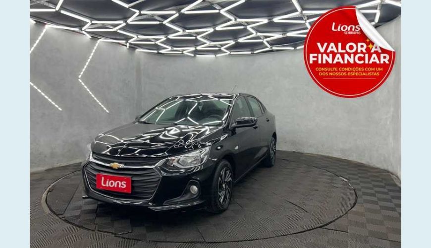CHEVROLET ONIX PLUS LT 1.0 - PRETO - 2024 Foto 1 (Grande)
