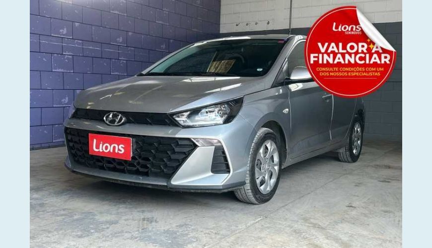 HYUNDAI HB 20 SENSE PLUS 1.0 (MEC.) - PRATA - 2025 Foto 1 (Grande)