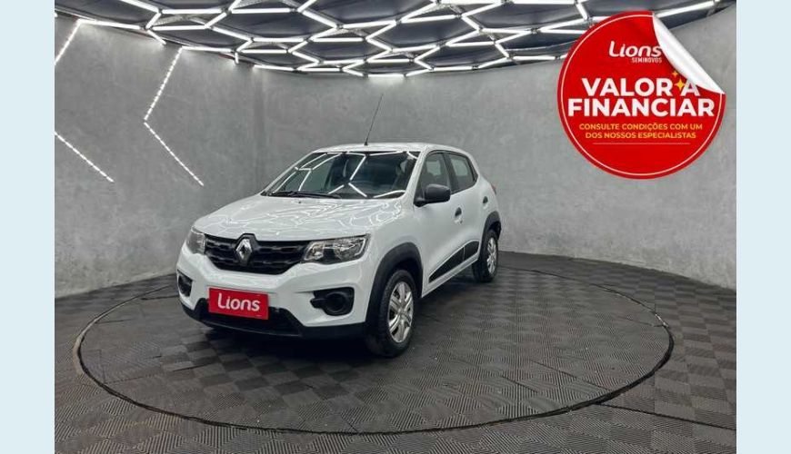 RENAULT KWID ZEN 1.0 12V SCE (FLEX) - BRANCO - 2021 Foto 1 (Grande)