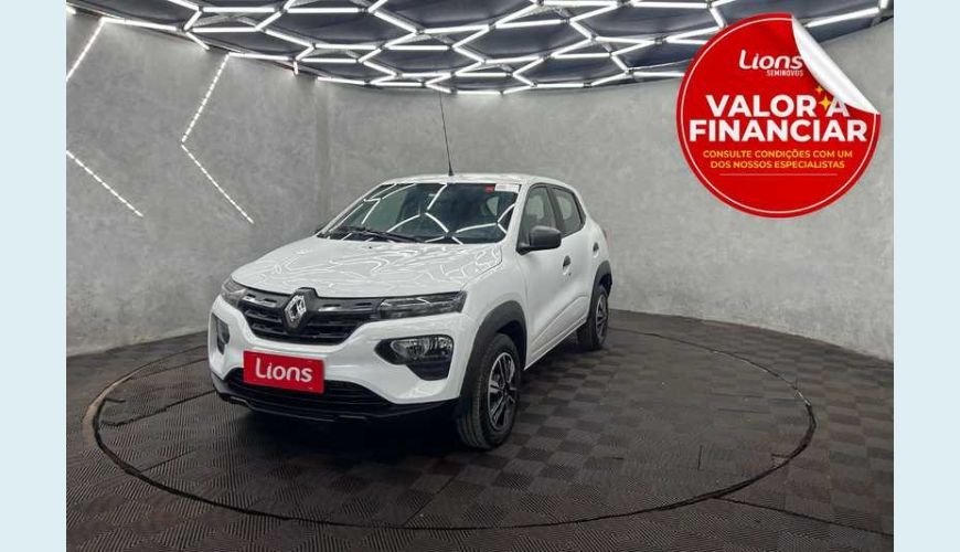 RENAULT KWID ZEN 1.0 12V SCE (FLEX) - BRANCO - 2024 Foto 1 (Grande)
