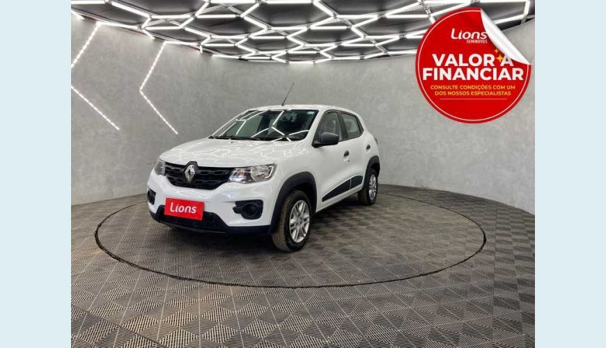 RENAULT KWID ZEN 1.0 12V SCE (FLEX) - BRANCO - 2020 Foto 1 (Grande)