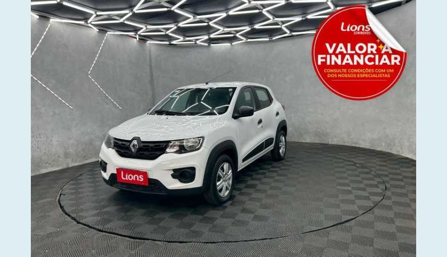 RENAULT KWID ZEN 1.0 12V SCE (FLEX) - BRANCO - 2021 Foto 1 (Grande)
