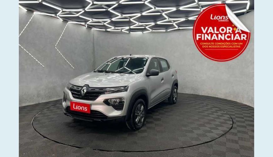 RENAULT KWID ZEN 1.0 12V SCE FLEX - PRATA - 2023 Foto 1 (Grande)
