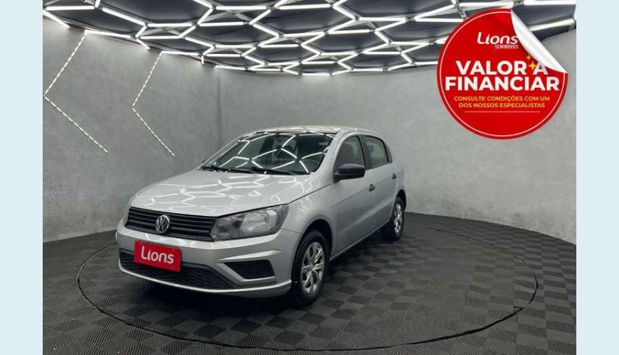 VOLKSWAGEN GOL 1.0 12V (FLEX) - PRATA - 2022 Foto 1 (Grande)