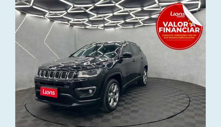 JEEP COMPASS 2.0 LONGITUDE 4X2 (AUT) (FLEX) - PRETO - 2021 Foto 1 (Grande)