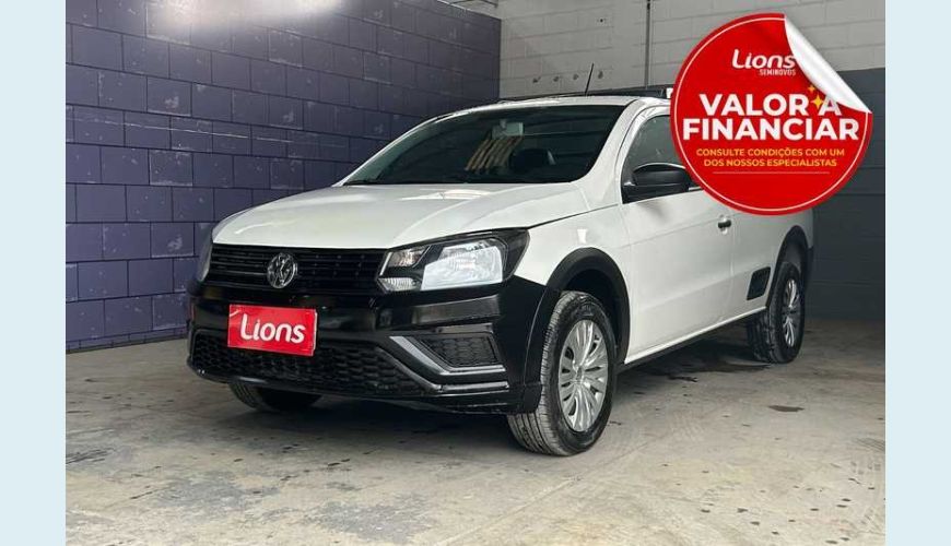 VOLKSWAGEN SAVEIRO ROBUST 1.6 MSI CS (FLEX) - BRANCO - 2023 Foto 1 (Grande)