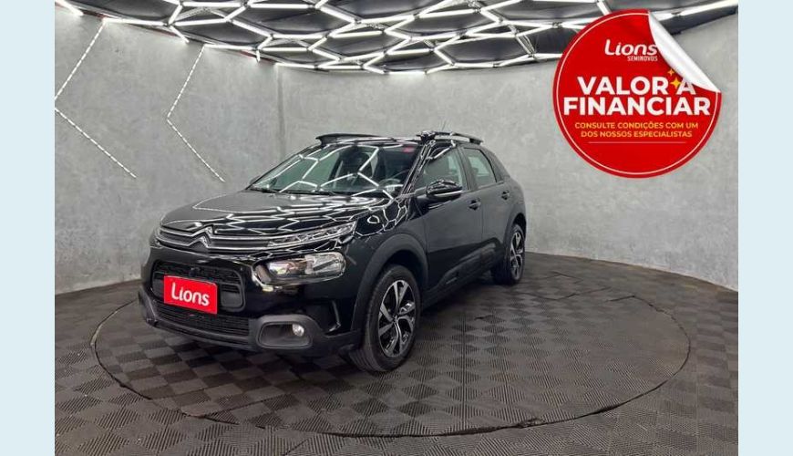 CITROËN C4 CACTUS 1.6 FEEL PACK (AUT) (FLEX) - PRETO - 2022 Foto 1 (Grande)
