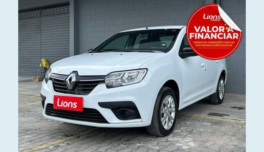 RENAULT LOGAN ZEN 1.0 - BRANCO - 2025 Foto 1 (Grande)