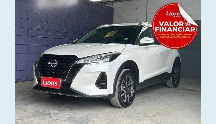 NISSAN KICKS SENSE CVT 1.6 (FLEX) - BRANCO - 2024 Foto 1 (Grande)
