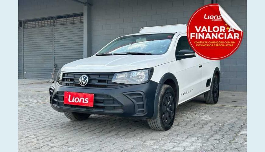 VOLKSWAGEN SAVEIRO ROBUST TOTAL FLEX 16V - BRANCO - 2025 Foto 1 (Grande)