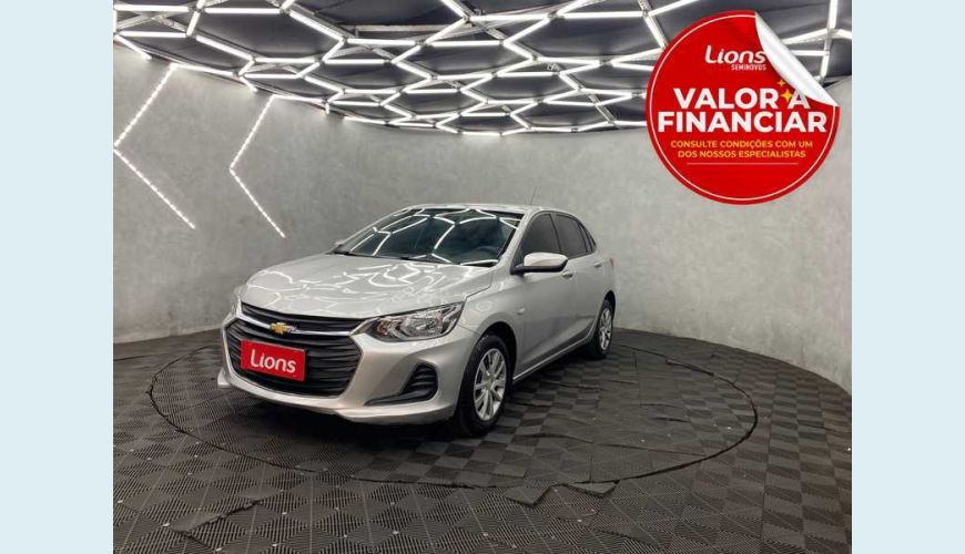 CHEVROLET ONIX LT 1.0 (FLEX) - PRATA - 2020 Foto 1 (Grande)