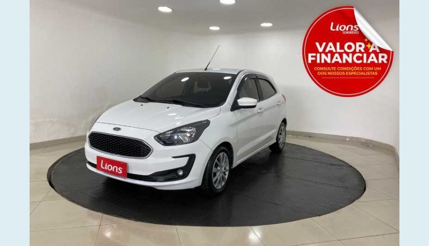 FORD KA 1.5 SE AUT. FLEX - BRANCO - 2019 Foto 1 (Grande)
