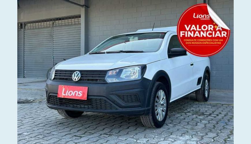 VOLKSWAGEN SAVEIRO ROBUST 1.6 MSI CS (FLEX) - BRANCO - 2023 Foto 1 (Grande)