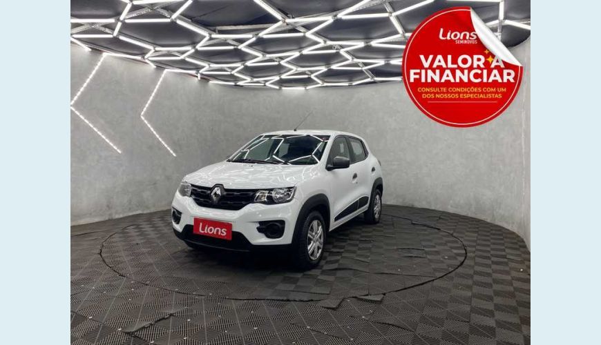 RENAULT KWID ZEN 1.0 12V SCE (FLEX) - BRANCO - 2021 Foto 1 (Grande)