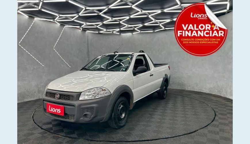 FIAT STRADA HARD WORKING 1.4 (FLEX) (CD) - BRANCO - 2020 Foto 1 (Grande)