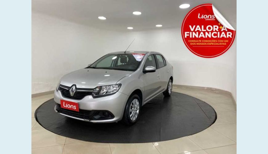 RENAULT LOGAN EXPRESSION 1.6 16V SCE EASY-R (FLEX) - PRATA - 2018 Foto 1 (Grande)