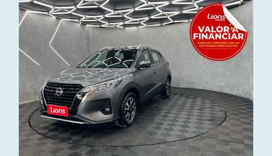 NISSAN KICKS SENSE CVT 1.6 (FLEX) - CINZA - 2024 Foto 1 (Grande)
