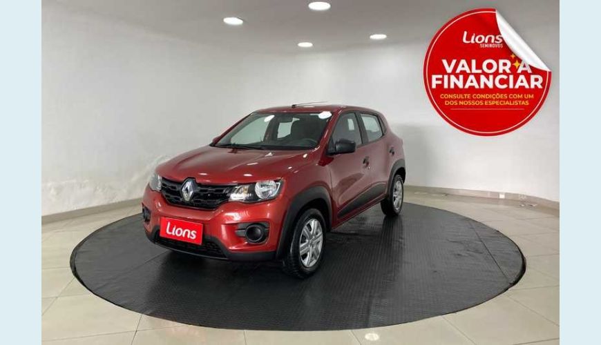 RENAULT KWID ZEN 1.0 12V SCE (FLEX) - VERMELHO - 2020 Foto 1 (Grande)